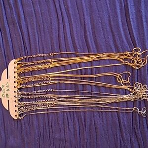 Gold and Silver Chain Necklace